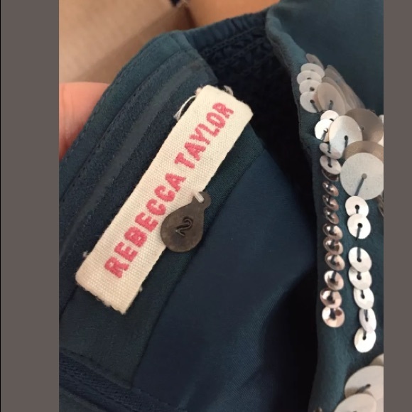 NWOT Rebecca Taylor Embellished Strapless Dress - Picture 6 of 6